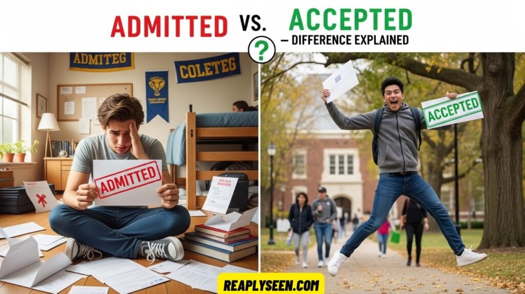 Admitted vs. Accepted
