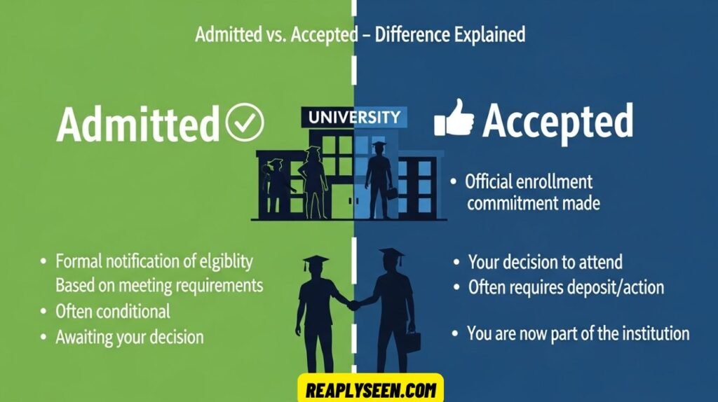 Admitted vs. Accepted