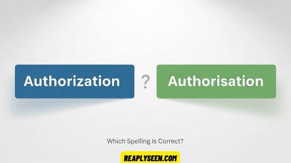 Authorization or Authorisation