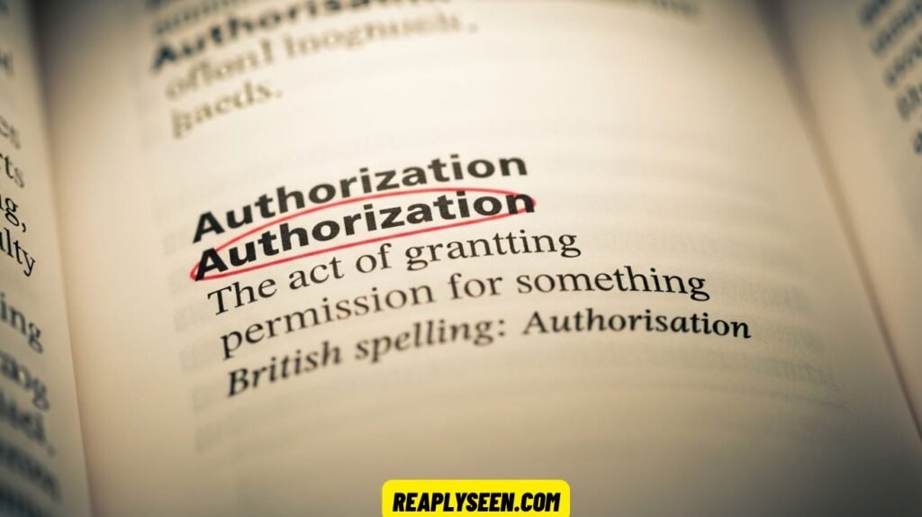 Authorization or Authorisation