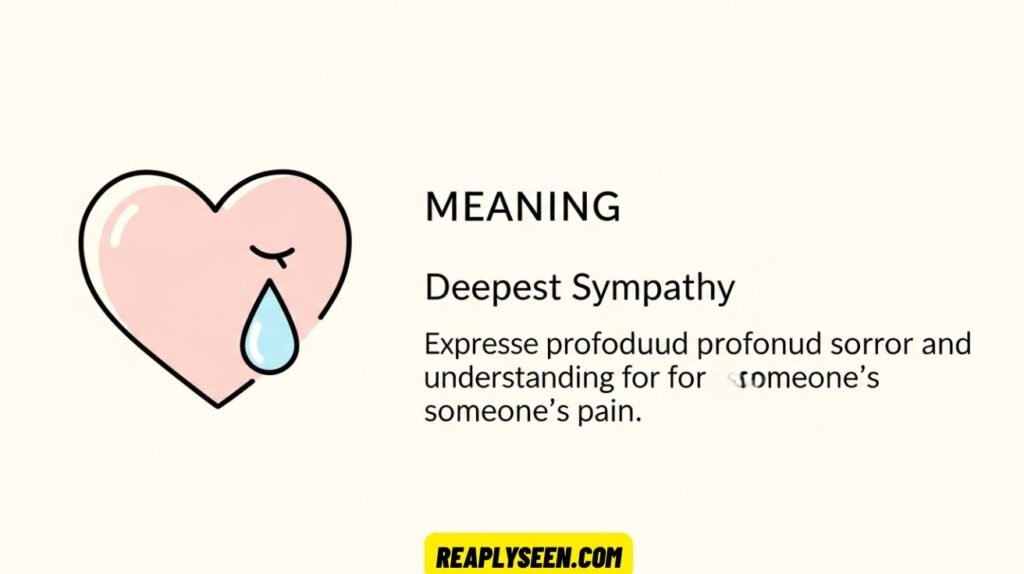 Deepest Sympathy – Meaning
