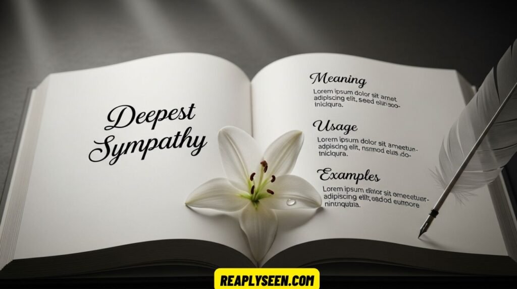 Deepest Sympathy – Meaning