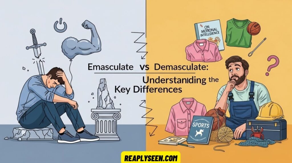 Emasculate vs Demasculate