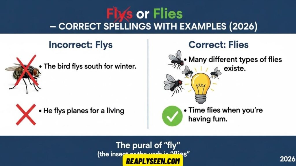 Flys or Flies