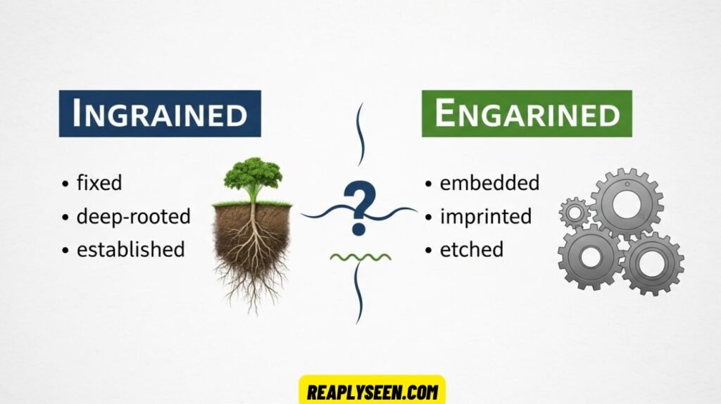 Ingrained or Engrained