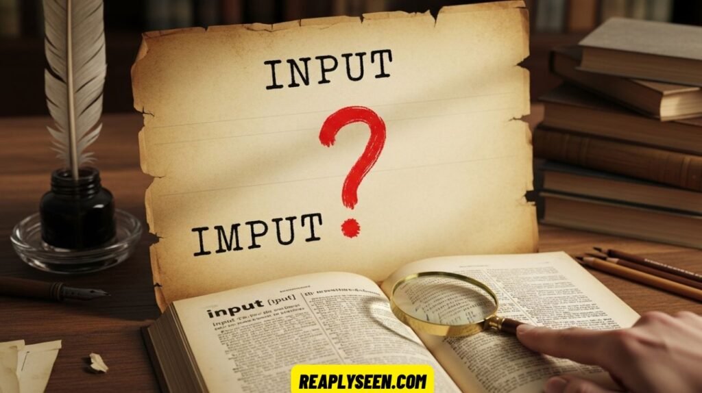 Input or Imput