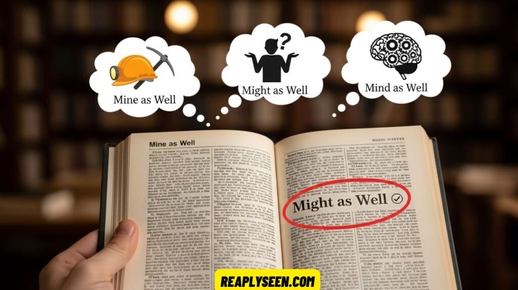 Mine as Well, Might as Well, or Mind as Well