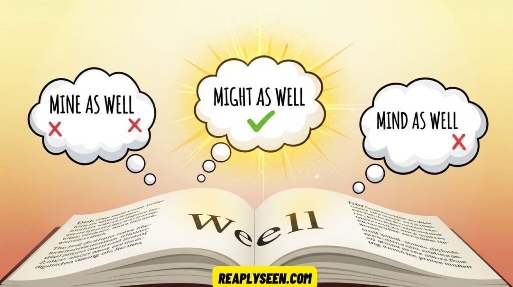 Mine as Well, Might as Well, or Mind as Well