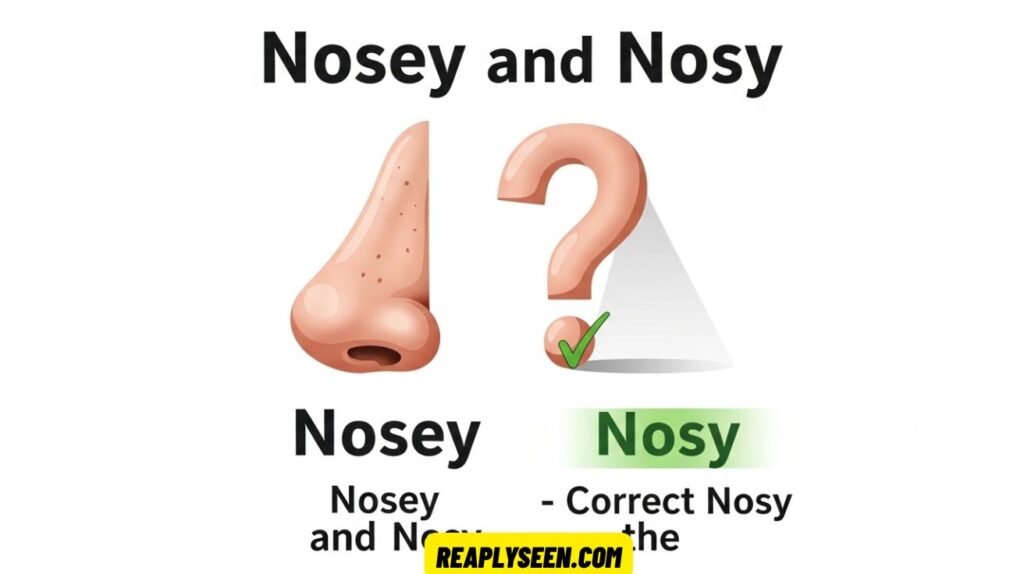 Nosey or Nosy