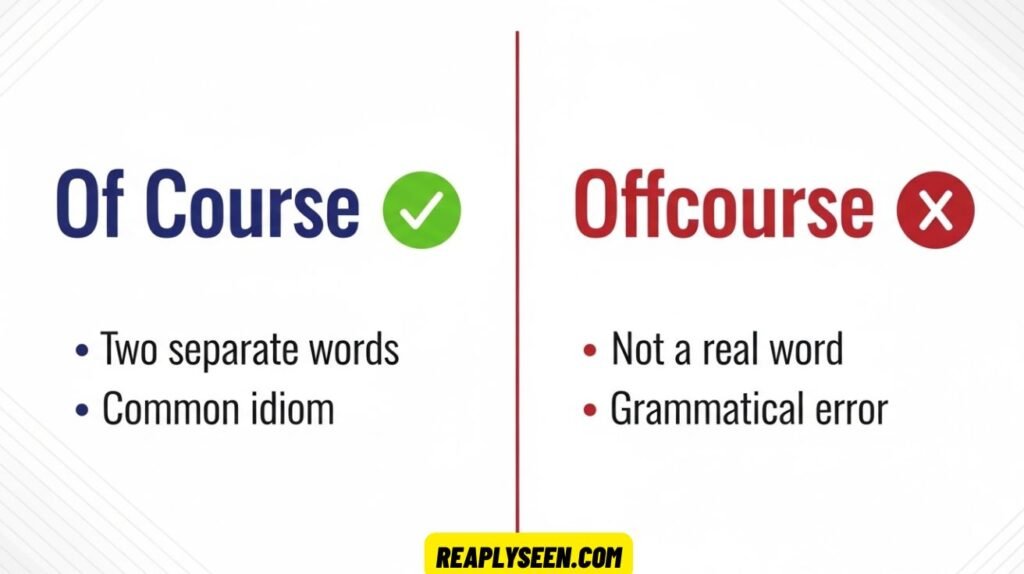 Of Course or Ofcourse