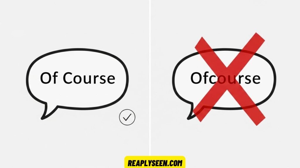 Of Course or Ofcourse