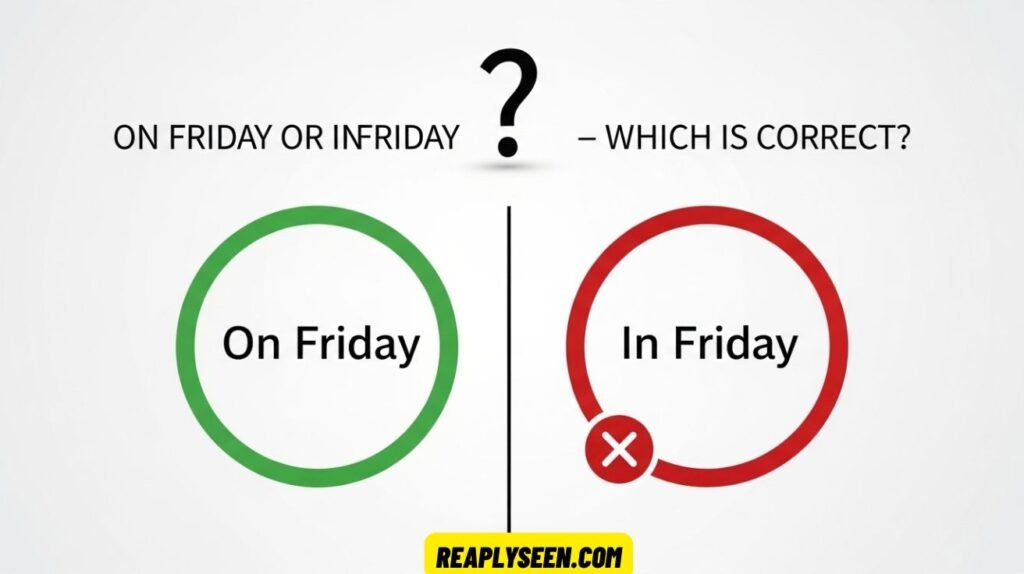 On Friday or In Friday