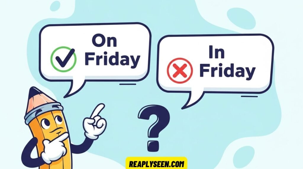 On Friday or In Friday