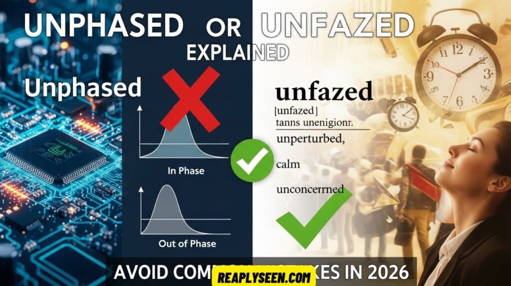 Unphased or Unfazed Explained