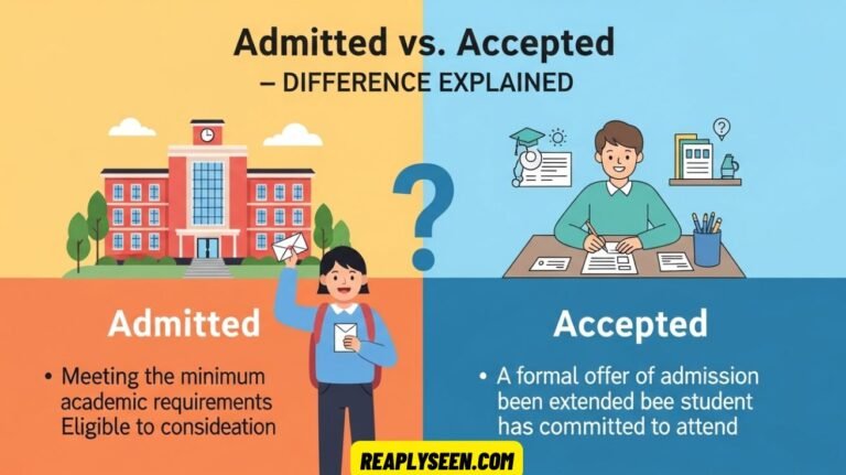 Admitted vs. Accepted