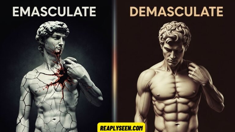 Emasculate vs Demasculate