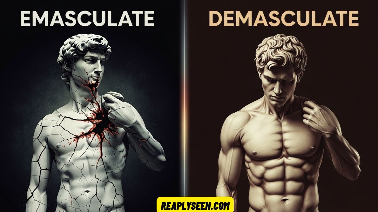 Emasculate vs Demasculate