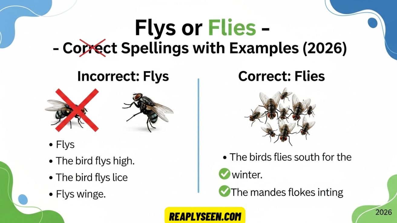 Flys or Flies