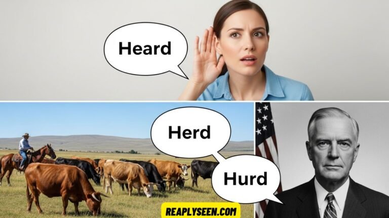 Heard vs Herd vs Hurd