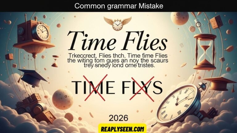 Time Flies or Time Flys