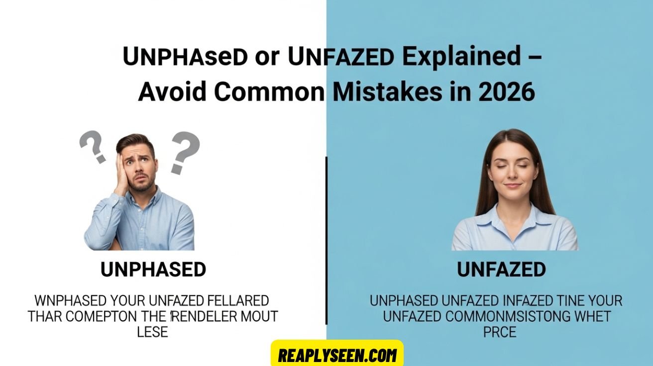 Unphased or Unfazed Explained