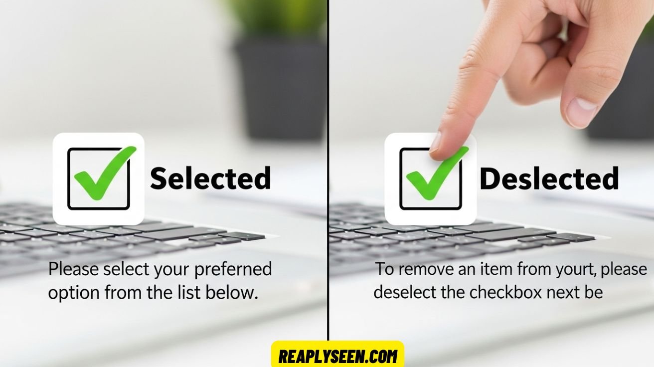 Unselect or Deselect