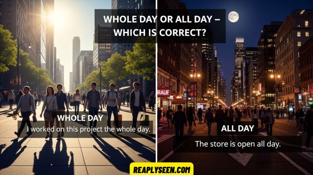 Whole Day or All Day