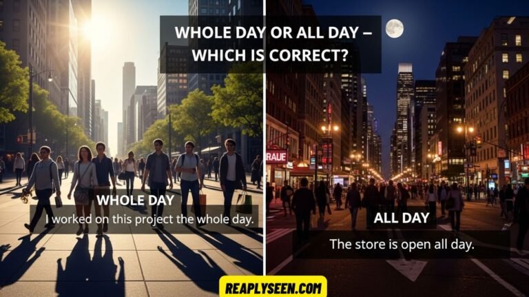 Whole Day or All Day